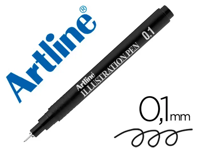 Artline Rotulador de punta fina EK-281ILN Negro 0,1 mm Artline Rotulador de punta fina EK-281ILN Negro 0,1 mm