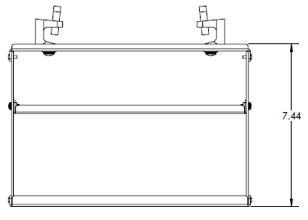Ventev Kit de inicio de antena Wi-Fi direccional con soporte Multi-Connector y cables de 2 pies con conectores N Male – RPTNC Male