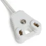 Portalámparas Tubo LED T8 con Cable de 30cm