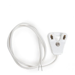 Portalámparas Tubo LED T8 Cable 30cm para Lámpara