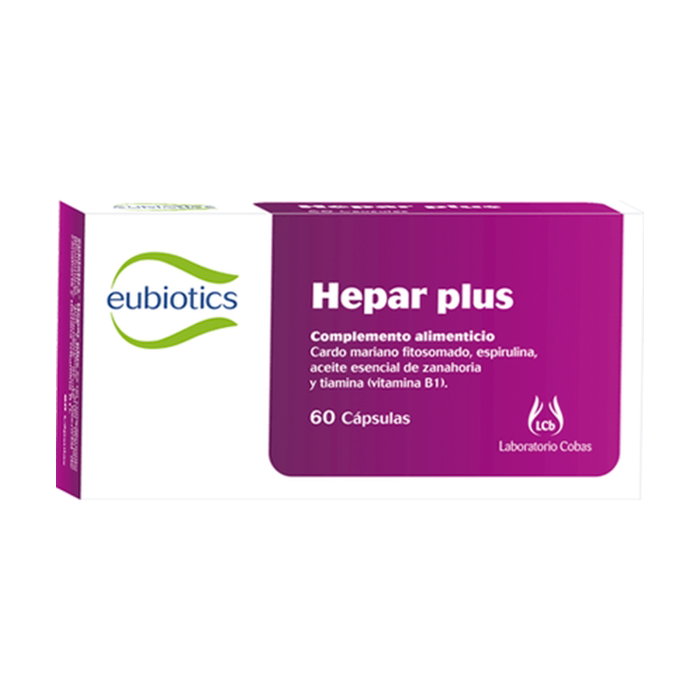 Eubiotics Hepar Plus 60 cápsulas Complemento Alimenticio
