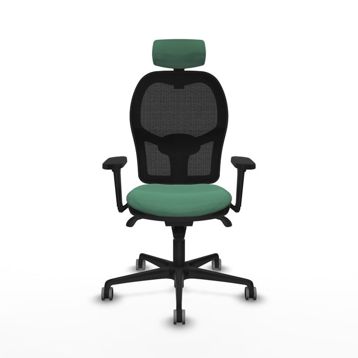 PIQUERAS Y CRESPO Silla de oficina Jorquera Verde esmeralda y Negro PIQUERAS Y CRESPO Silla de oficina Jorquera Verde esmeralda y Negro