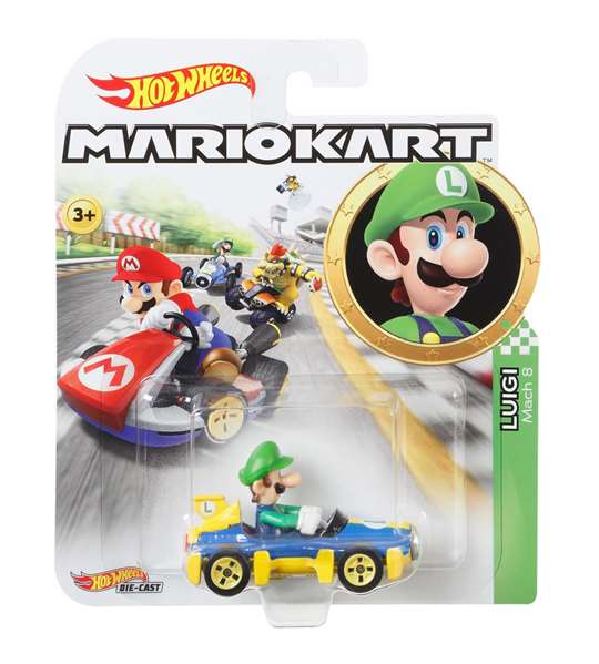 Mattel Coche Hot Wheels Mario Kart Escala 1:64 Modelos Surtidos