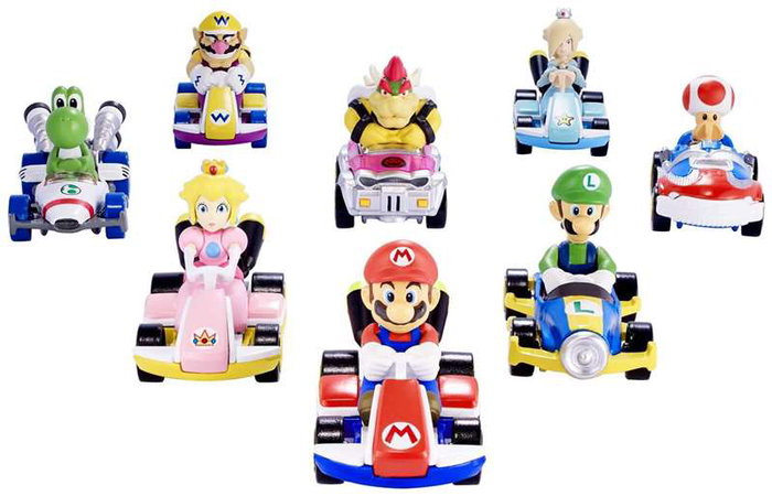 Mattel Coche Hot Wheels Mario Kart Escala 1:64 Modelos Surtidos