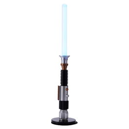Ukonic Lámpara de mesa Obi-Wan Kenobi sable de luz azul