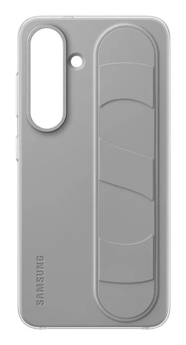 Samsung Funda Standing Grip para Galaxy S25 en Gris Samsung Funda Standing Grip para Galaxy S25 en Gris