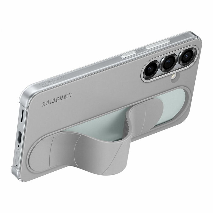 Samsung Funda Standing Grip para Galaxy S25 en Gris Samsung Funda Standing Grip para Galaxy S25 en Gris
