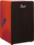 PEARL Cajón Primero Abstract Red Pearl, Caja de Percusión para Batería, 34x34x54 cm