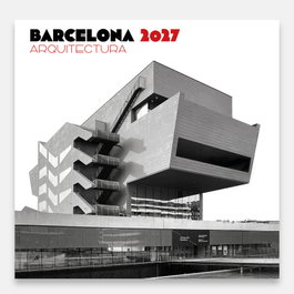 TRIANGLE POSTALS Calendario de pared 2027 Arquitectura BCN 30x30 cm