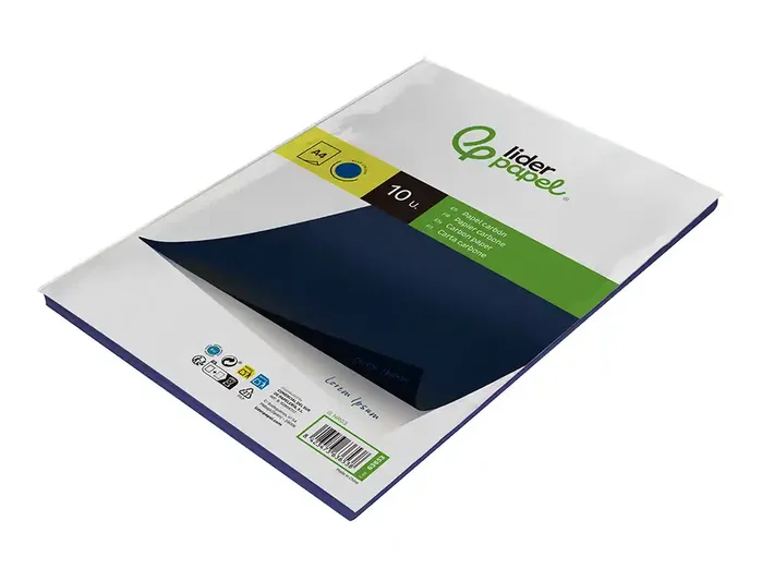 Liderpapel Papel Carbon Azul DIN A4 Bolsa de 10 Hojas Liderpapel Papel Carbon Azul DIN A4 Bolsa de 10 Hojas