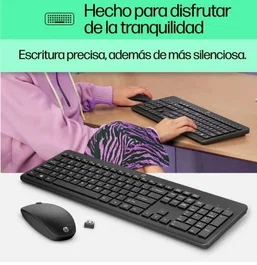 HP Combo de teclado y ratón inalámbricos 235 Negro
