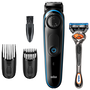 Braun BT3240 Cortapelos para Barba con 39 Ajustes, Negro y Azul