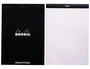 Rhodia Bloc Notas Black Dot Pad DIN A4 80 Hojas 80 g/m² Liso con Puntos Negros 5 mm Perforado