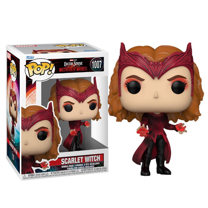 Funko Pop Bruja Escarlata Scarlet Witch Doctor Strange en el Multiverso de la Locura Figura Vinilo 9cm Funko Pop Bruja Escarlata Scarlet Witch Doctor Strange en el Multiverso de la Locura Figura Vinilo 9cm