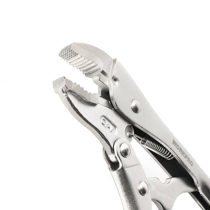Workpro Alicate de Presión 300 mm cr-m Acero Cromo Molibdeno Regulable Liberación Rápida