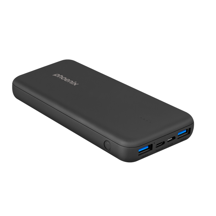 Phoenix technologies Batería Externa Powerbank 10000mAh Carga Rápida Quick Charge PD