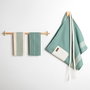 Vinthera Set de Delantal Corto y 2 Paños de Cocina OKAPI DUE Bicolor