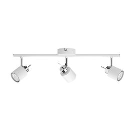 Philips Meranti Foco 3 Elementos GU10 Color Blanco Metal IP20 Ajustable 8 x 47,4 x 15,5 cm