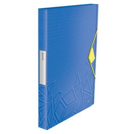 Carpeta De Proyectos Leitz Urban Chic Pp A4 Gomas 2,5 Cm Azul (Set de 5)