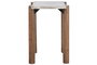 DKD Home Decor Consola Toronto Marble Moderna Marron Mango y Marmol 53 x 75 x 120 cm