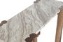 DKD Home Decor Consola Toronto Marble Moderna Marron Mango y Marmol 53 x 75 x 120 cm
