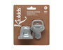 KioKids Red Alimentadora de Silicona Gris para Bebé +6 Meses