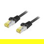 EQUIP 605108 Cable Patch Cat6A S/FTP de 15 metros Outdoor con conectores RJ45, color Negro
