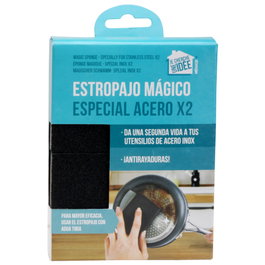 Je cherche une Idee Juego de 12 Estropajos Mágicos para Acero Inoxidable