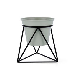 Vinthera Soporte con Macetero MOA Base Triangular Verde