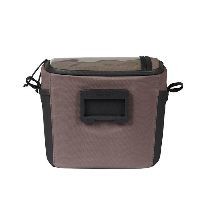 Basil Move Bolsa Manillar Bicicleta 8L Poliéster Reciclado Hidrófugo Incluye Bolsillos y Bandolera