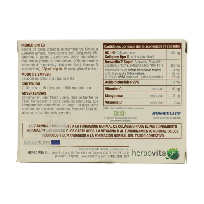 Herbovita Kinesadol 30 cápsulas Herbovita Kinesadol 30 cápsulas
