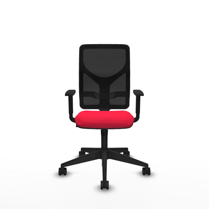 PIQUERAS Y CRESPO Silla de oficina Motilla con mecanismo Sincro, Rojo y Negro PIQUERAS Y CRESPO Silla de oficina Motilla con mecanismo Sincro, Rojo y Negro