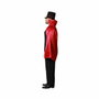 Disfraz Completo de Mago Adulto para Hombre Negro con Capa y Sombrero - Talla XS-S