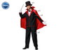Disfraz Completo de Mago Adulto para Hombre Negro con Capa y Sombrero - Talla XS-S