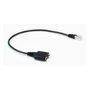 Equip Adaptador de Audio RJ-9 a 2 x Jack 3,5 mm Negro 25 cm