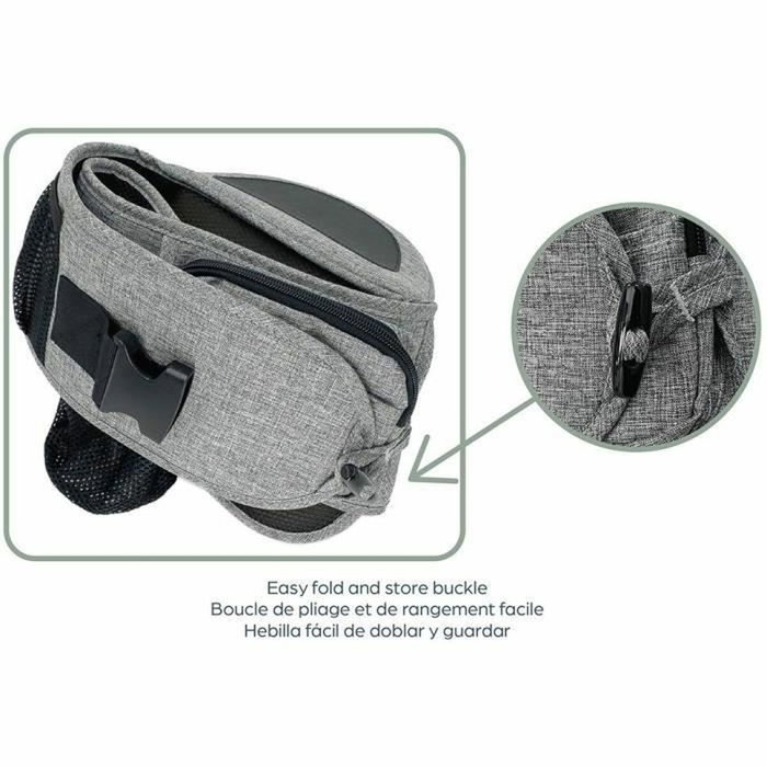 Dreambaby Up & Go Portabebés - Asiento de cadera - Gris Dreambaby Up & Go Portabebés - Asiento de cadera - Gris