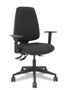 PIQUERAS Y CRESPO Silla Elche asincro bali negro con brazos 1D