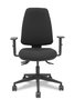 PIQUERAS Y CRESPO Silla Elche asincro bali negro con brazos 1D