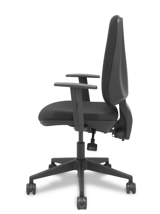 PIQUERAS Y CRESPO Silla Elche asincro bali negro con brazos 1D