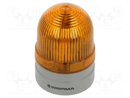 WERMA Señalizador luminoso naranja Ø62x85mm