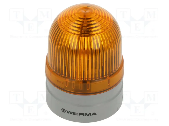 WERMA Señalizador luminoso naranja Ø62x85mm WERMA Señalizador luminoso naranja Ø62x85mm