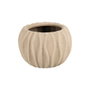 Macetero Beige Cerámica Decoración 23 X 23 X 20 cm