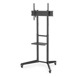 Digitus Carro de Presentación para TV DIGITUS 37-70" Negro Acero con Repisa