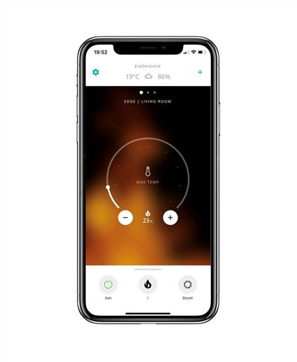 Duux DXCH13 Calefactor Edge Smart 1.500 W Blanco Resistente a Salpicaduras IP24 Control por App y Voz