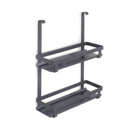 Emuca Estante para tarros de especias Titane, Acero, Gris antracita