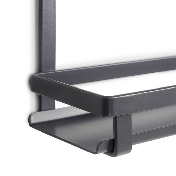 Emuca Estante para tarros de especias Titane, Acero, Gris antracita