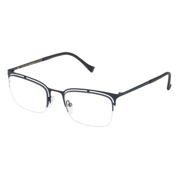 Montura de Gafas Hombre Police VPL264520C07 Azul Ø 52 mm Montura de Gafas Hombre Police VPL264520C07 Azul Ø 52 mm