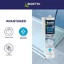 Bostik BOS3549212486419 Sellador de Baño Silicona Antimoho Transparente 280 ml