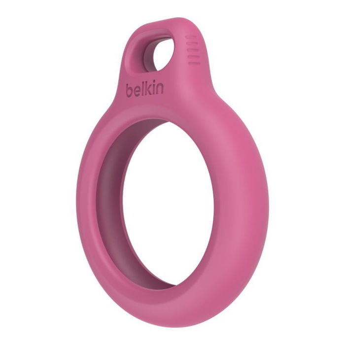 Belkin Llavero F8 W973Btpnk para Apple AirTag - Funda de Protección Ultraligera, Color Rosa, Compatible con AirTag