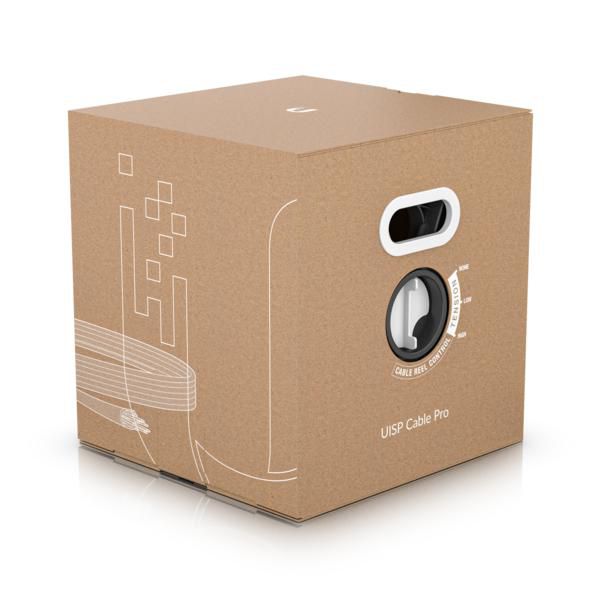 Ubiquiti Cable Ethernet CAT5e Blindado 305 m, 1 Gbps, 24 AWG, Cobre Sólido Desnudo, Protección ESD y Clima